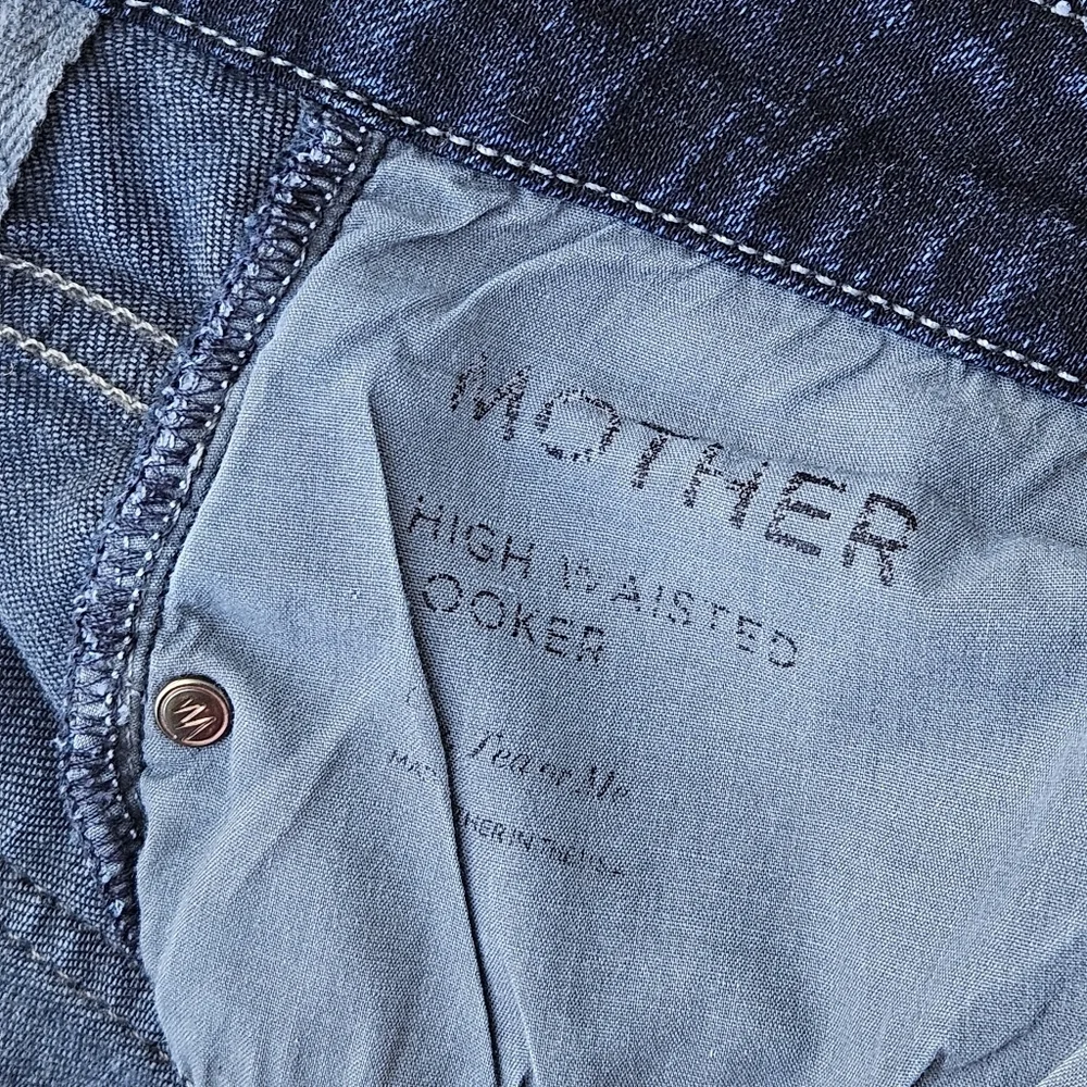 Mother High Waisted Looker Dark Wash Skinny Jeans Stretch Denim Womens Size 31